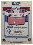 2024 Topps Bucky Dent Autograph Grayscale /49