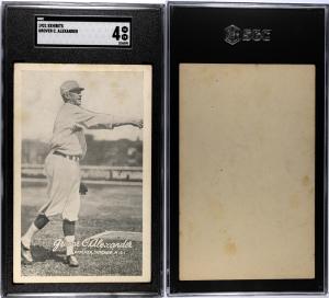 1921 Grover Cleveland Alexander Phillies HOF Card