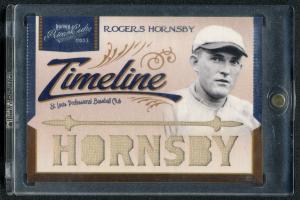 Rogers Hornsby 2011 Playoff Prime Cuts Jersey Card