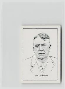 Ban Johnson 1950-56 Callahan HOF Trading Card