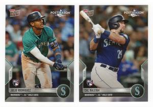 2022 Topps Now Mariners Postseason Card Set