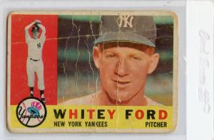 1960 Topps Whitey Ford Yankees Card #35