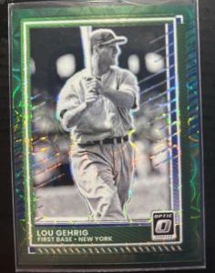 2025 Panini Donruss Lou Gehrig Green Scope Card