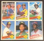 1985 Topps Eric Davis RC Uncut Trading Card Panel