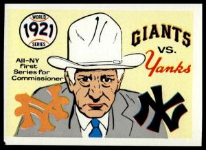 1970 Fleer World Series #18 Kenesaw Landis Card