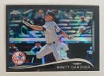 2014 Topps Chrome Black Refractor Brett Gardner #186