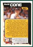 David Cone 2000 Topps #217 Yankees Highlights Card