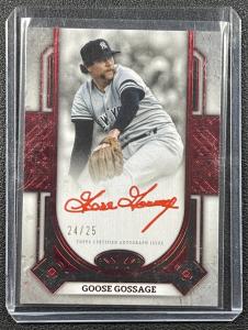 Goose Gossage 2024 Topps Tier One Auto 24/25