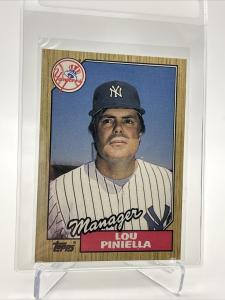 1987 Topps Lou Piniella Baseball Card #168