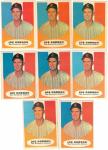 1961 Joe Gordon HOFer 8 Card Lot
