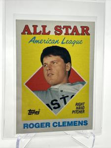 1988 Topps Roger Clemens Baseball Card #394