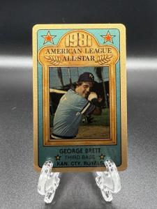 1981 George Brett All-Star Gold Card