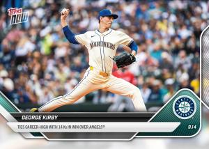 George Kirby 2025 MLB Topps NOW Card 714
