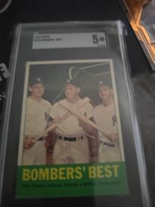 1963 Topps Mickey Mantle Yankees Baseball Card