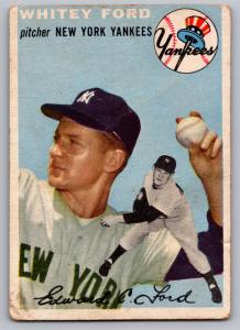 1954 Topps Whitey Ford Yankees Card
