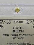 Babe Ruth Rip Card 01/25 Allen and Ginter