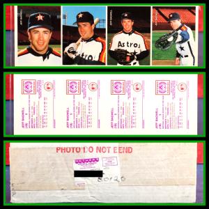 Jeff Bagwell Houston Astros 1992 Promo Card Set