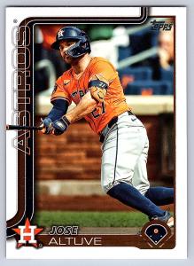 2025 Topps Series 1 Jose Altuve Card