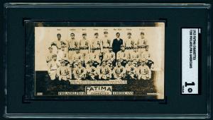 1913 T200 Fatima Cigarettes Philadelphia Athletics Card