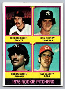 1976 Topps Ron Guidry Yankees Rookie Card