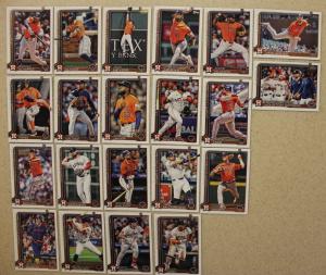 2025 Topps Houston Astros Complete Team Set
