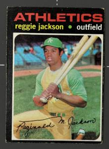 1971 Topps Reggie Jackson #20 Oakland Athletics