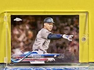 Aaron Judge SSP Topps Chrome Refractor Card