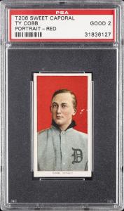 1909-11 T206 Ty Cobb Sweet Caporal Card