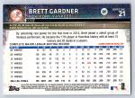 2015 Topps Series 1 Brett Gardner Card