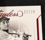 2023 Flawless Tony Lazzeri Game Worn Yankees Card