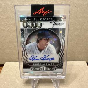 2025 Leaf Metal Goose Gossage Auto Card /35