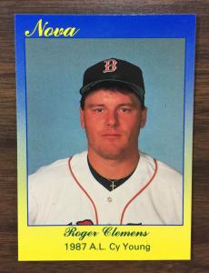 1990 Roger Clemens Star Company Limited Edition Card