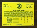 1990 Roger Clemens Star Company Limited Edition Card
