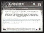 2015 Topps Chrome Carlos Rodon Rookie Card #90