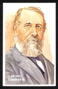 1980 Perez-Steele HOF Postcard #16 Henry Chadwick