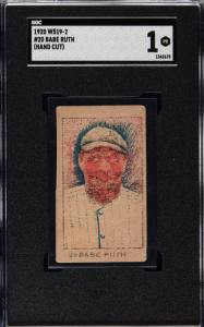 Babe Ruth #20 W519-1-2 Sports Card