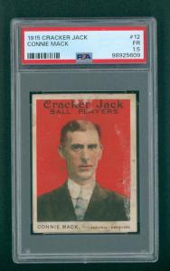 1915 Cracker Jack Connie Mack Baseball Card