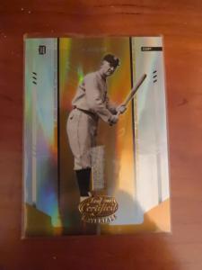2004 Leaf Certified Ty Cobb Gold Jersey Relic