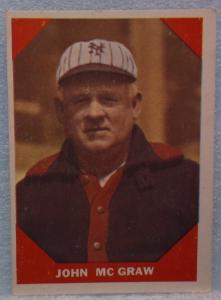 1960 Fleer John McGraw Baseball Greats Card