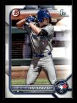 2022 Bowman Draft Josh Kasevich Blue Jays 5 Cards