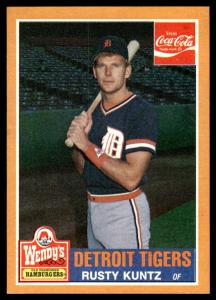 1985 Topps Wendy's Detroit Tigers Cards - Choose One