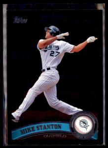 2011 Topps Mike Stanton Black Border #78 Card