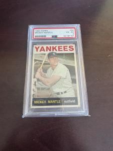 1964 Topps Mickey Mantle Card #50 Yankees