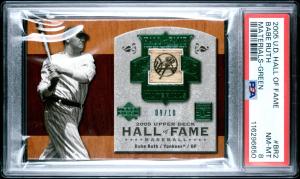 Babe Ruth 2005 Upper Deck Relic /10 PSA 8