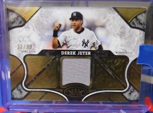 2025 Topps Tier One Gold Relic Derek Jeter 22/99