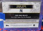 2025 Topps Tier One Gold Relic Derek Jeter 22/99