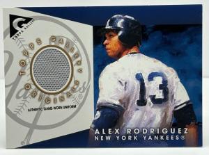 2005 Topps Gallery Alex Rodriguez Relic Card