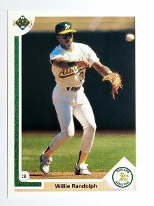 1991 Upper Deck Willie Randolph Baseball Card