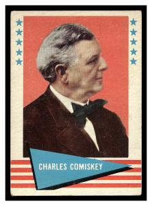 1961 Fleer Charles Comiskey #18 White Sox Card
