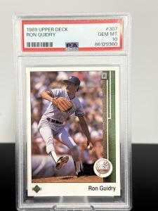 1989 Ron Guidry New York Yankees PSA 10 Card